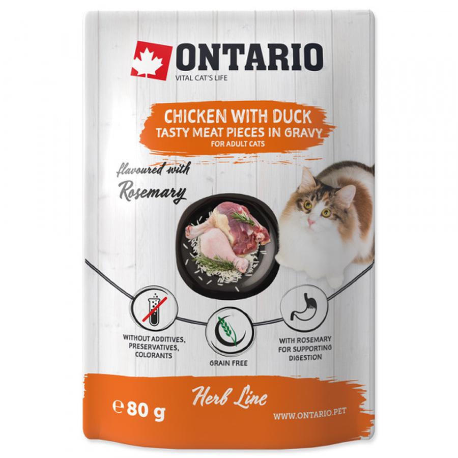 Kapsička Ontario Herb Chicken with Duck 80g