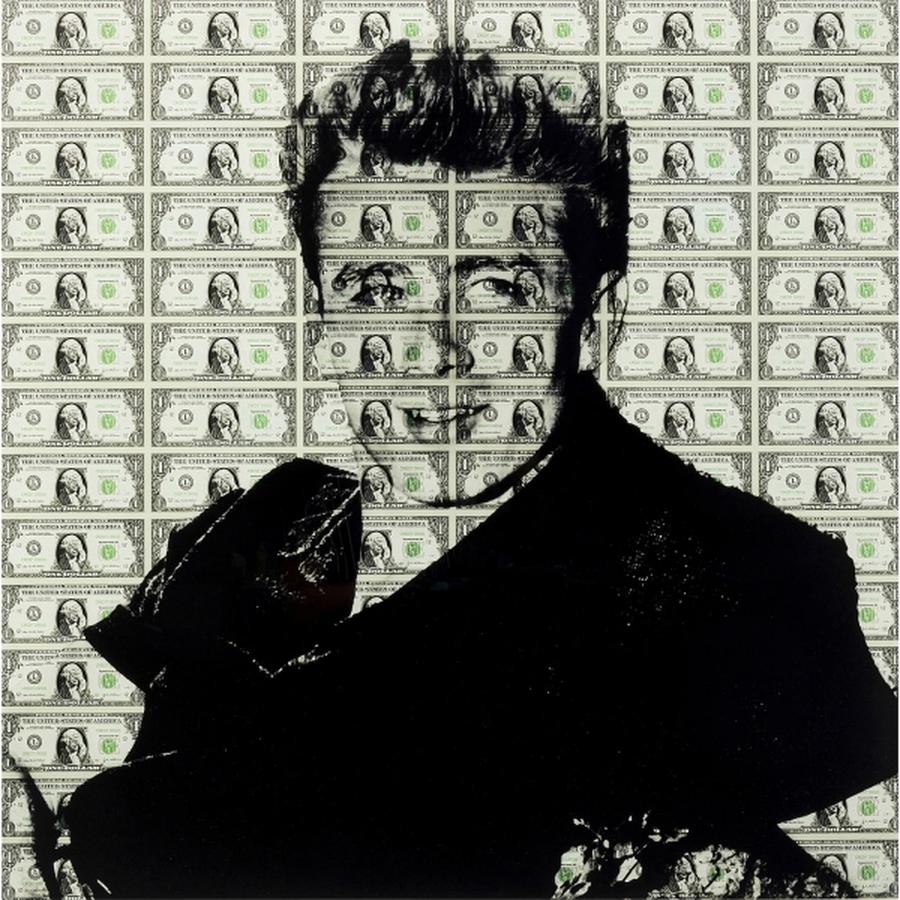 KARE Design Skleněný obraz James Dean v dolarech 100x100cm