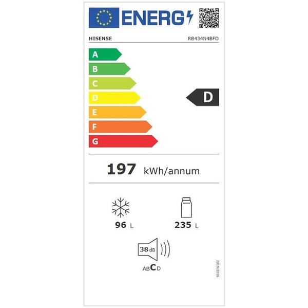 Kombinovaná lednice s mrazákem dole Hisense RB434N4BFD