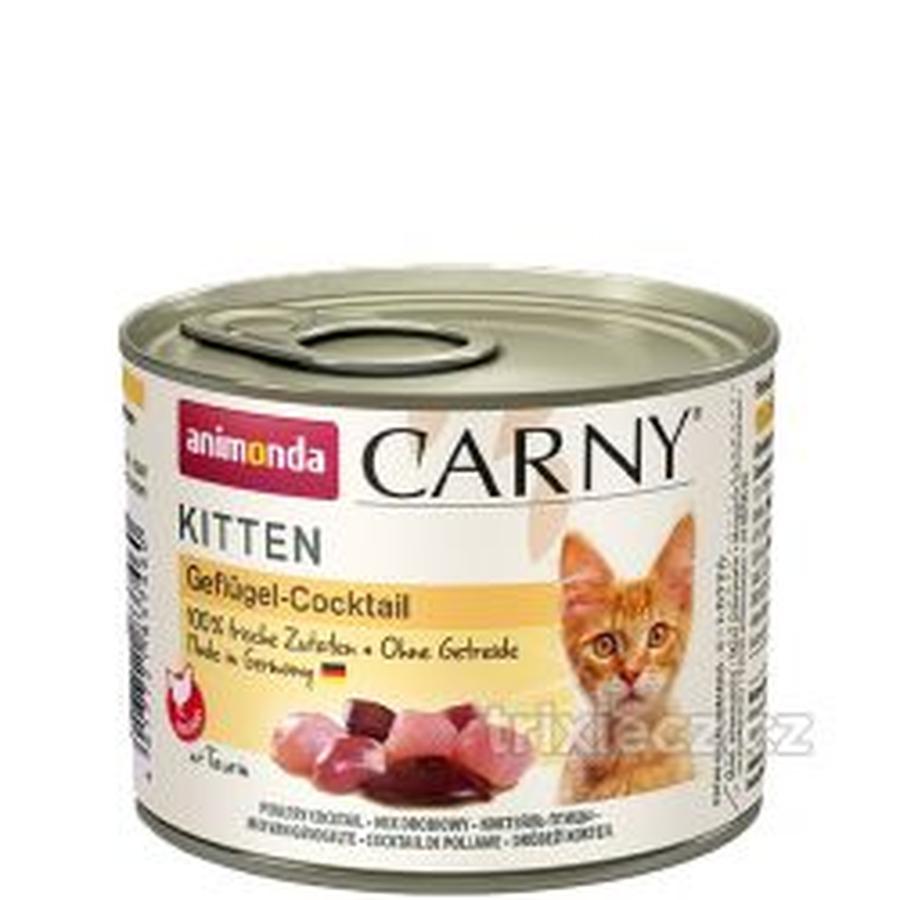 Konzerva Animonda Carny kitten drůbeží koktejl 200g