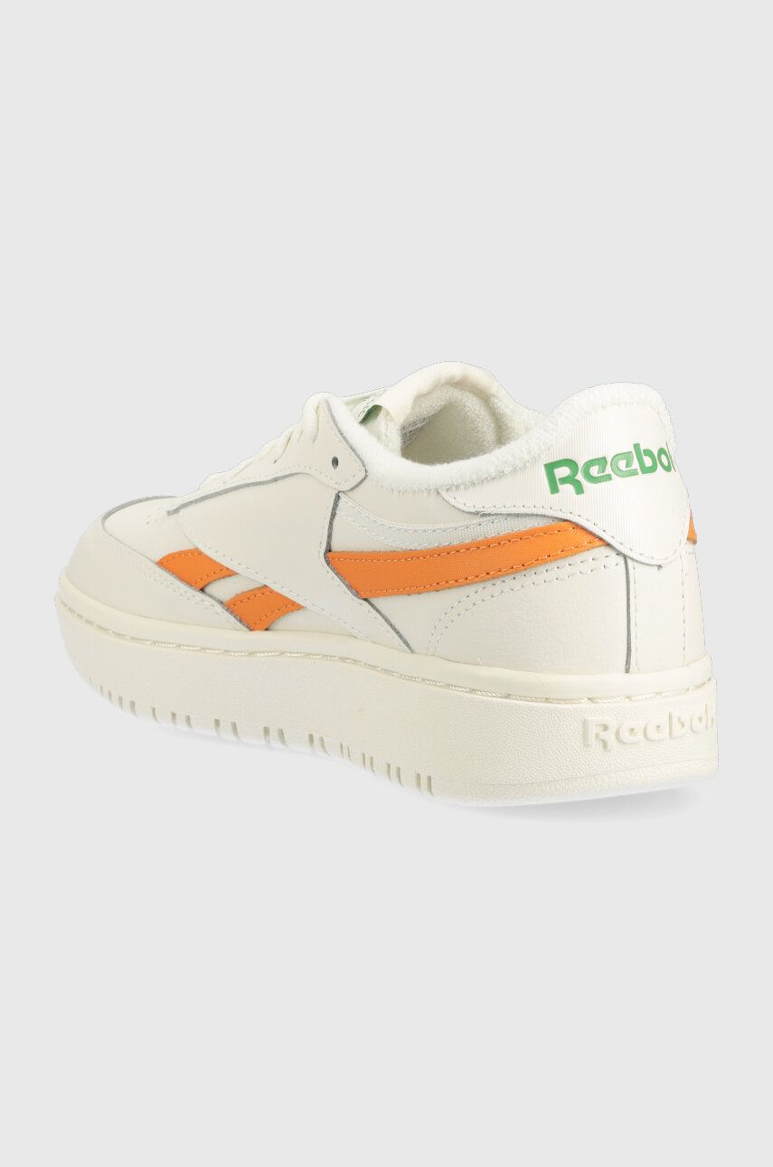 Kožené sneakers boty Reebok Classic Club C Double Reven bílá barva