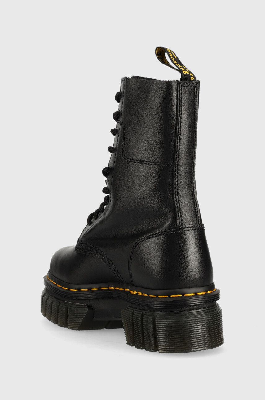 Kožené workery Dr. Martens Audrick 10i Boot dámské, černá barva, na platformě