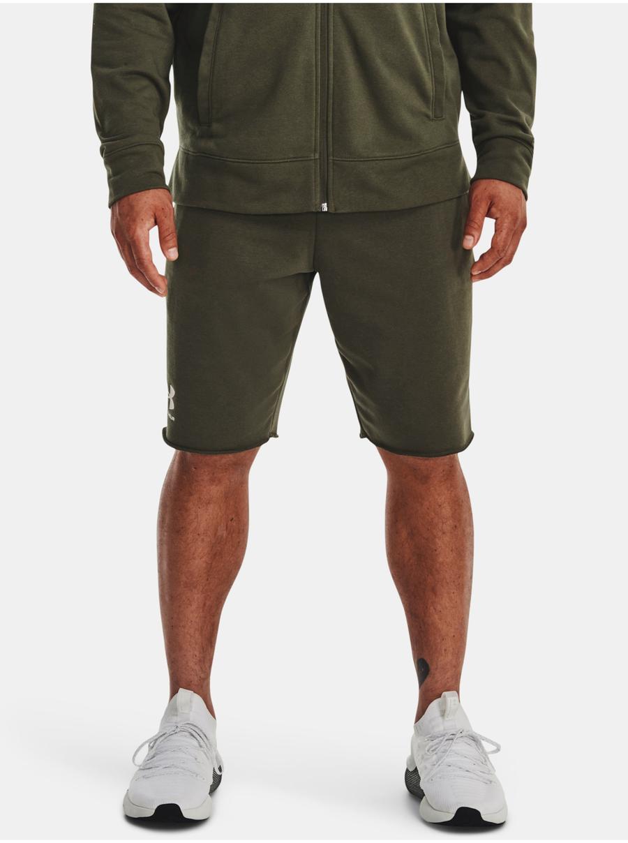 Kraťasy Under Armour UA RIVAL TERRY SHORT-GRN