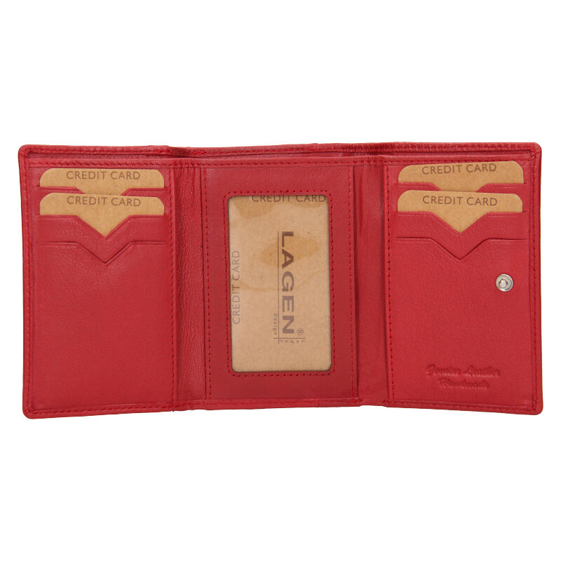 Lagen dámská peněženka kožená LM-2520/E Red