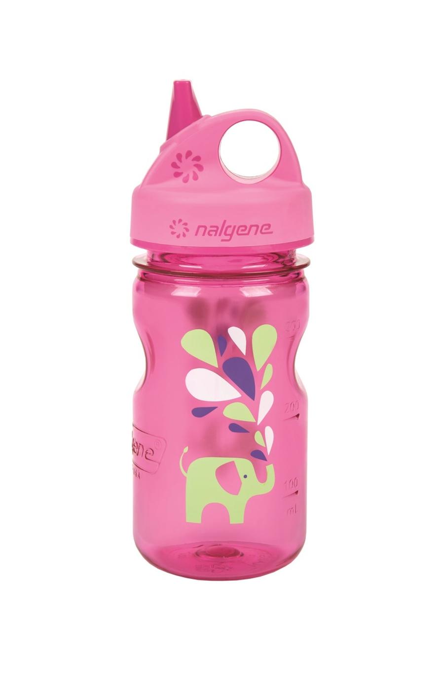 Láhev Nalgene Grip´n Gulp 350ml pink/elephant