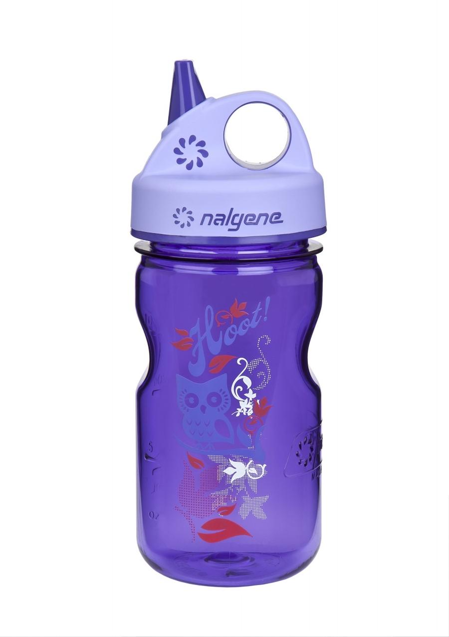 Láhev Nalgene Grip´n Gulp 350ml purple hoot