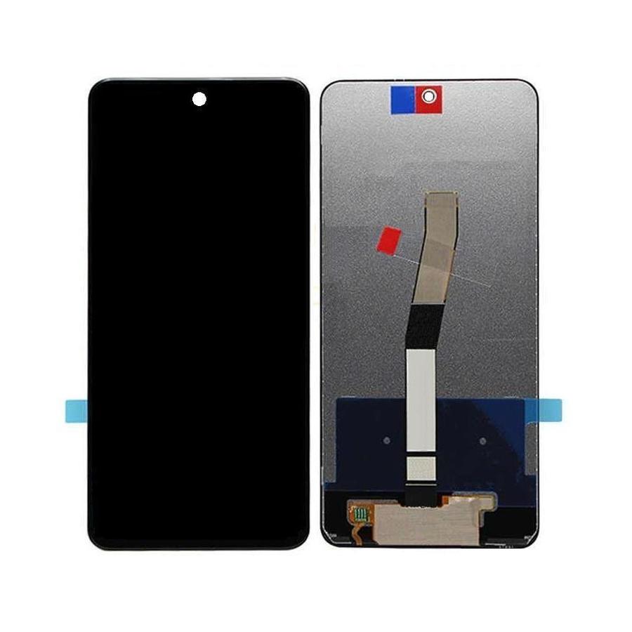 LCD + dotyk + přední kryt pro Xiaomi Redmi Note 9 Pro, grey