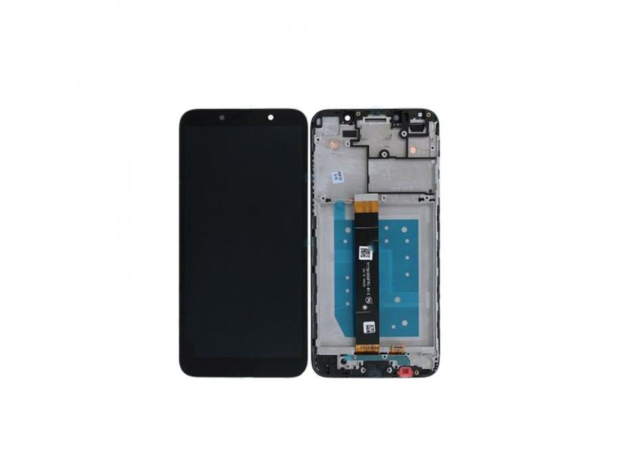 LCD + dotyk + rámeček pro Motorola Moto E6 Play, black
