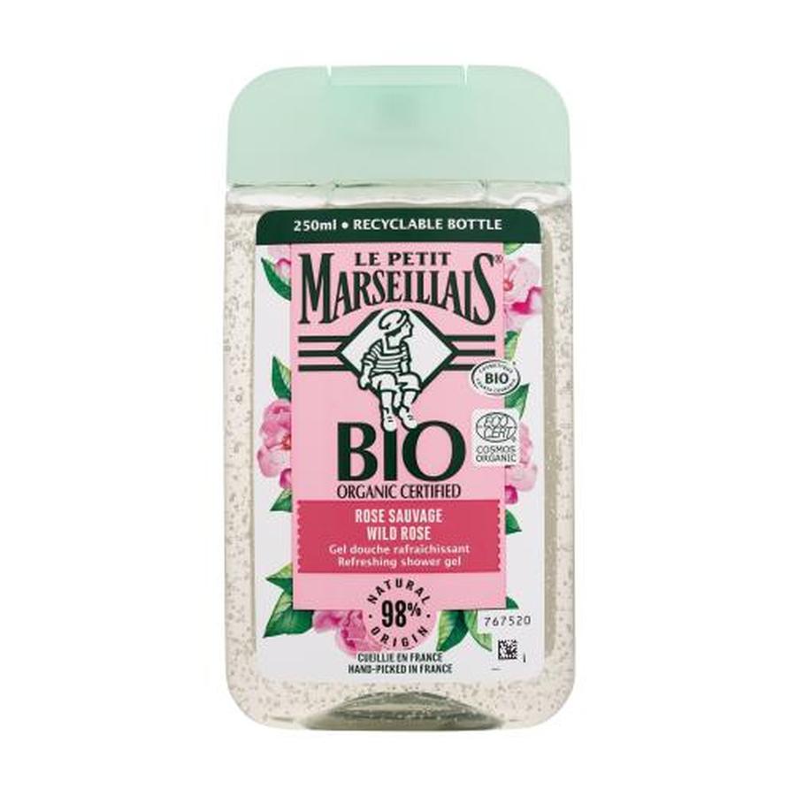 Le Petit Marseillais Bio Organic Certified Wild Rose Refreshing Shower Gel 250 ml sprchový gel pro ženy