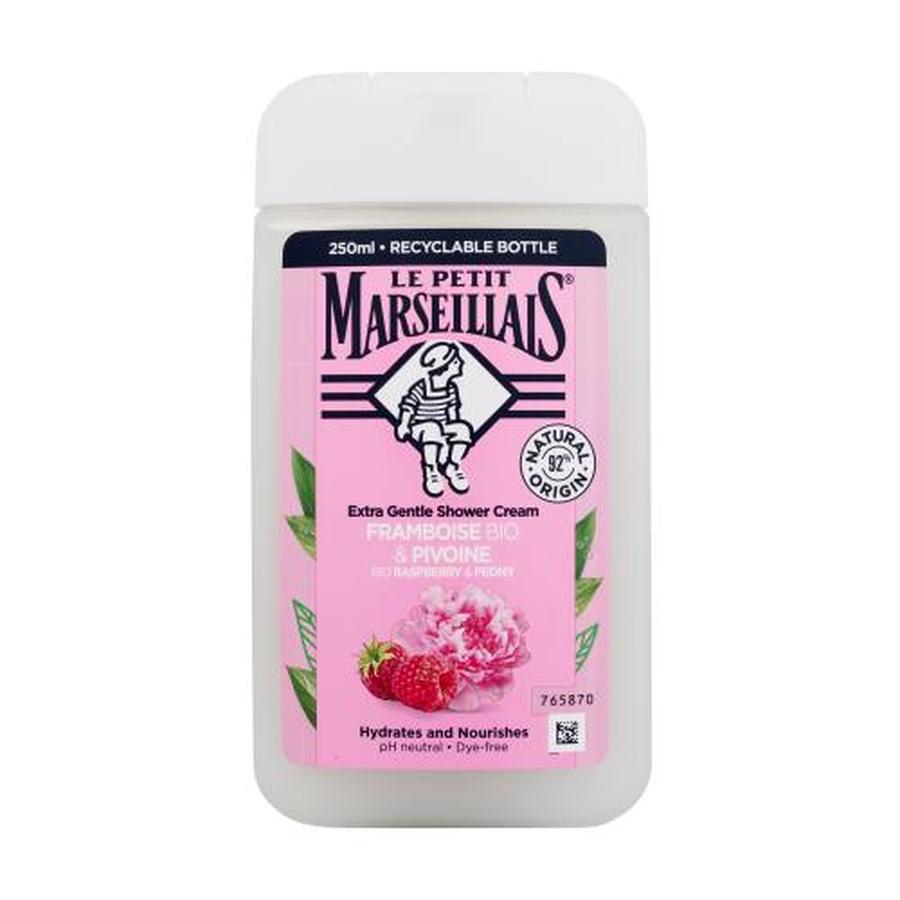 Le Petit Marseillais Extra Gentle Shower Cream Organic Raspberry & Peony 250 ml sprchový krém unisex