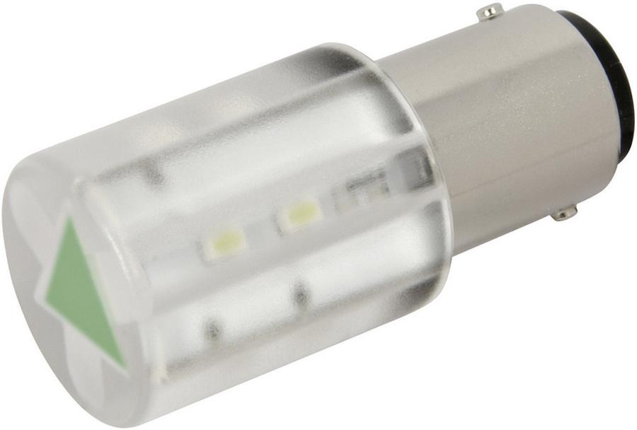 LED žárovka BA15d CML, 18560351, 24 V, 1050 mcd, zelená