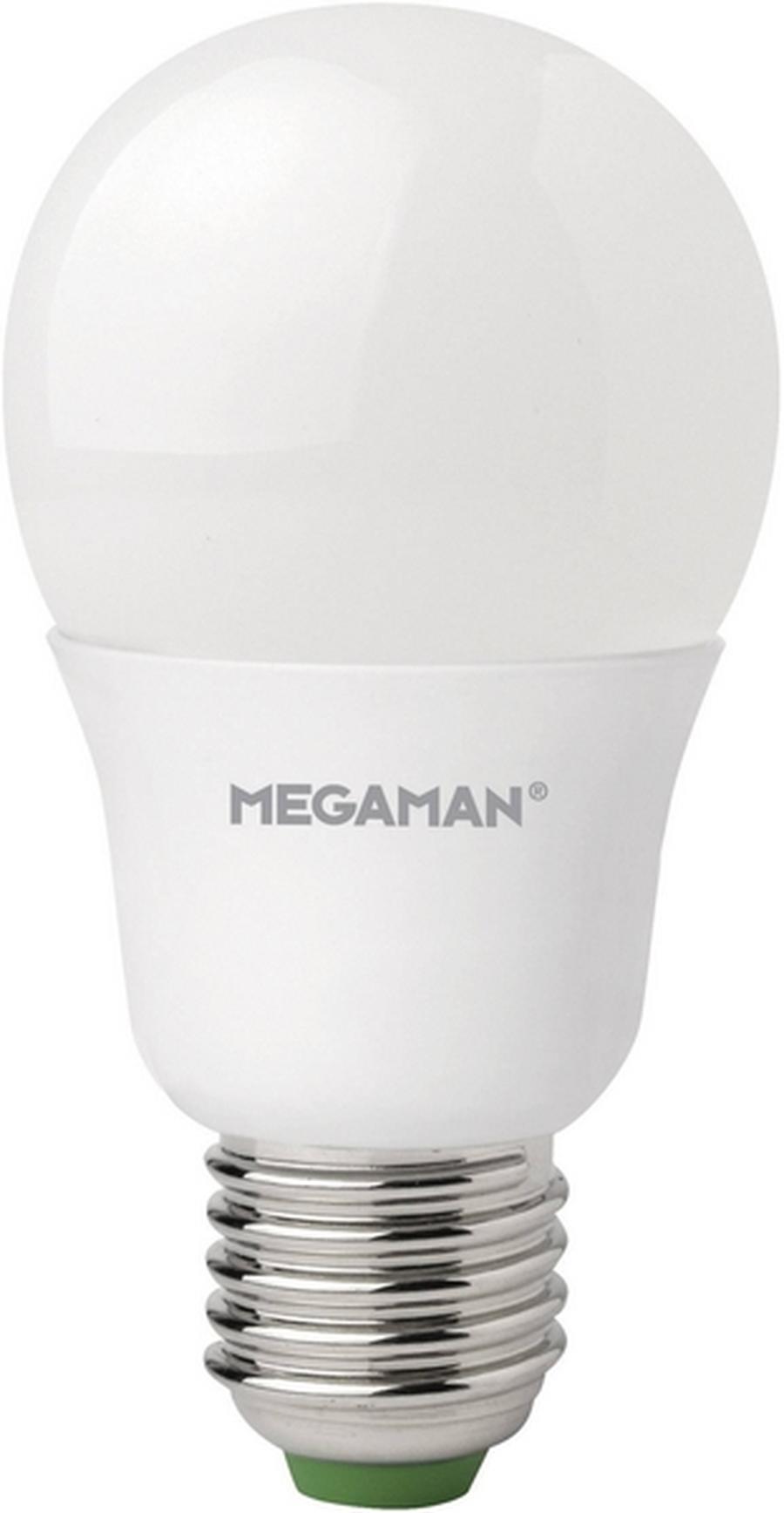 LED žárovka Megaman MM21045 230 V, E27, 9.5 W = 60 W, teplá bílá, A+ , tvar žárovky, 1 ks