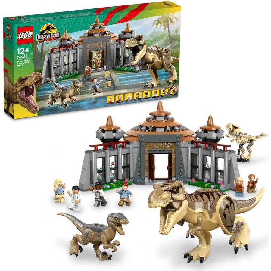 LEGO® Jurassic World™ 76961 Návštěvnické centrum: útok T-Rexe a raptora