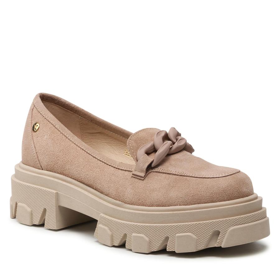 Loafersy MACIEJKA - 2850J-10/00-1 Ciemny Beż