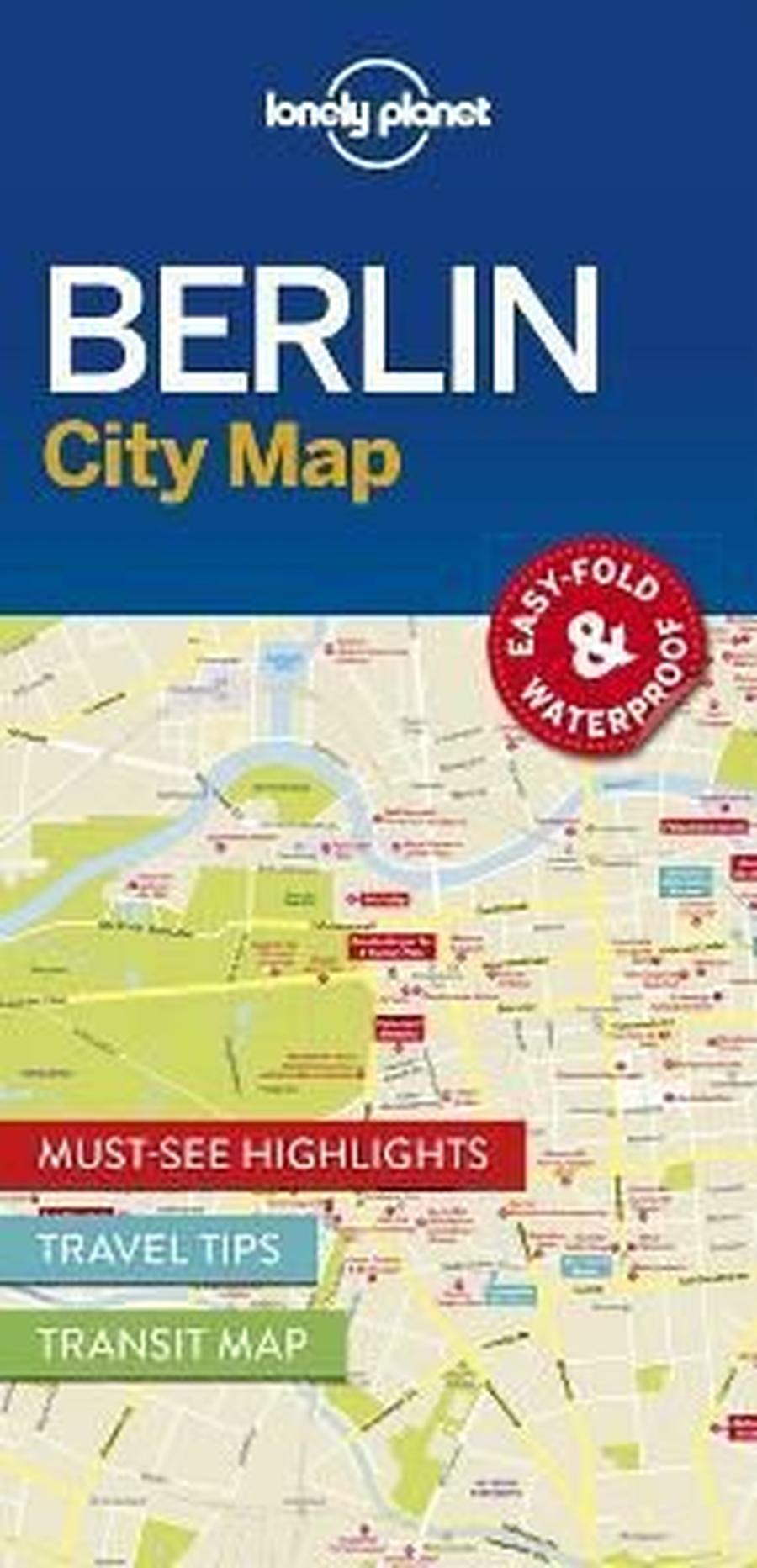 Lonely Planet Berlin City Map 1.