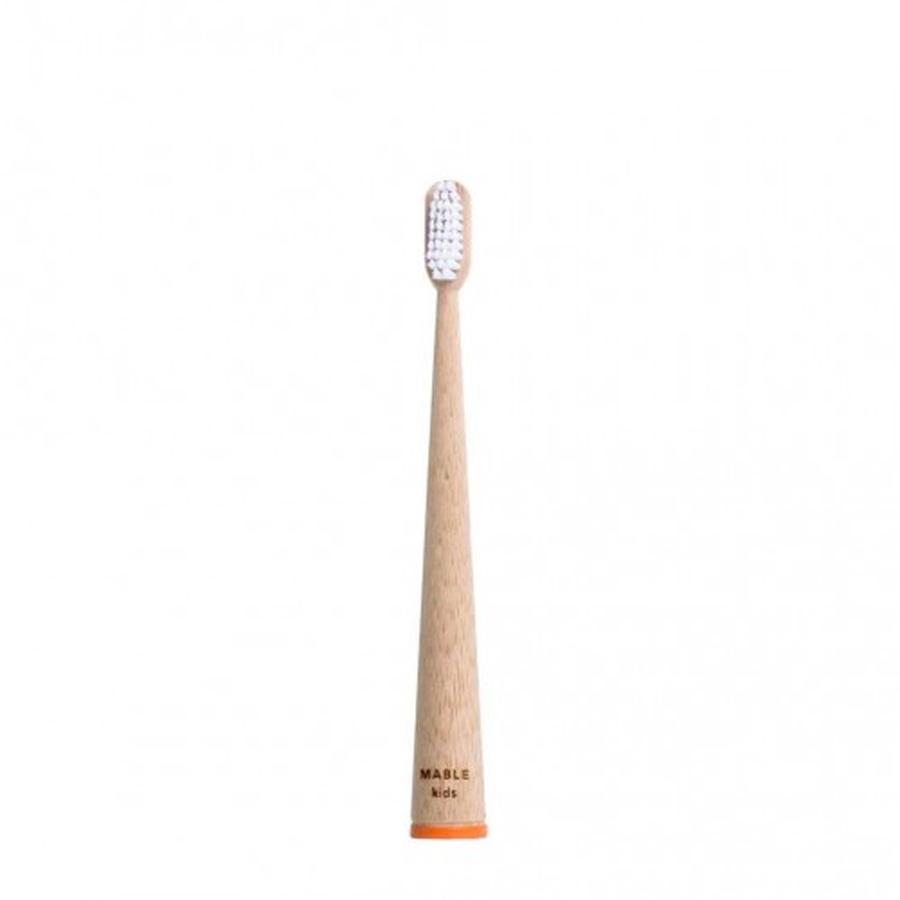 Mable Bambootoothbrush - kids, soft, orange dětský bambusový kartáček na zuby - měkký