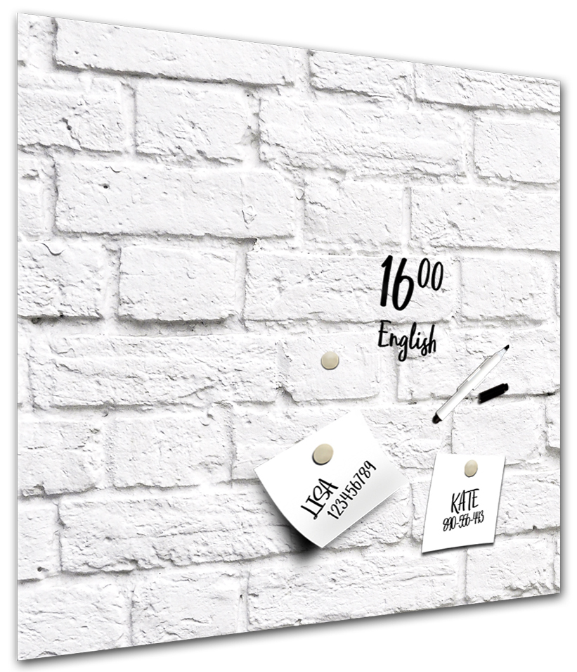 Magnetická tabule WHITE BRICKS 30x30 cm Styler