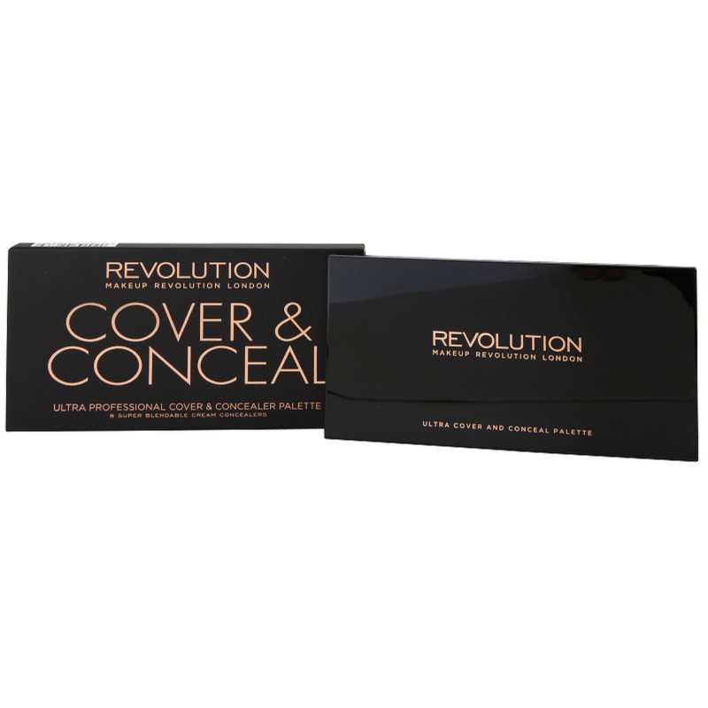 Makeup Revolution Cover & Conceal paleta korektorů odstín Light 10 g