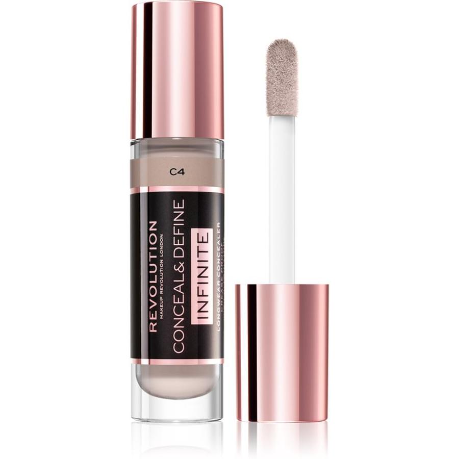 Makeup Revolution Infinite krycí korektor pro redukci nedokonalostí velké balení odstín C4 9 ml