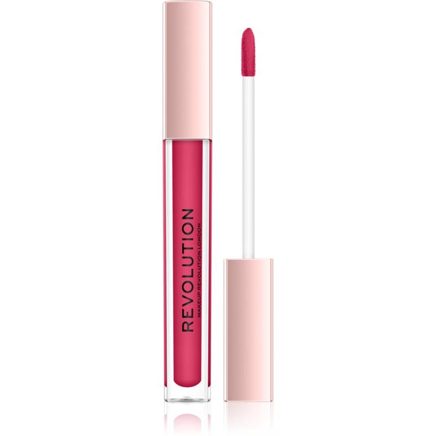 Makeup Revolution Lip Vinyl tekutá rtěnka pro zářivý lesk odstín Bubblegum 3.6 ml