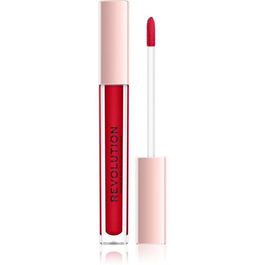 Makeup Revolution Lip Vinyl tekutá rtěnka pro zářivý lesk odstín Cherry 3.6 ml