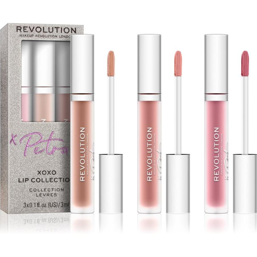 Makeup Revolution X Petra XOXO sada na rty