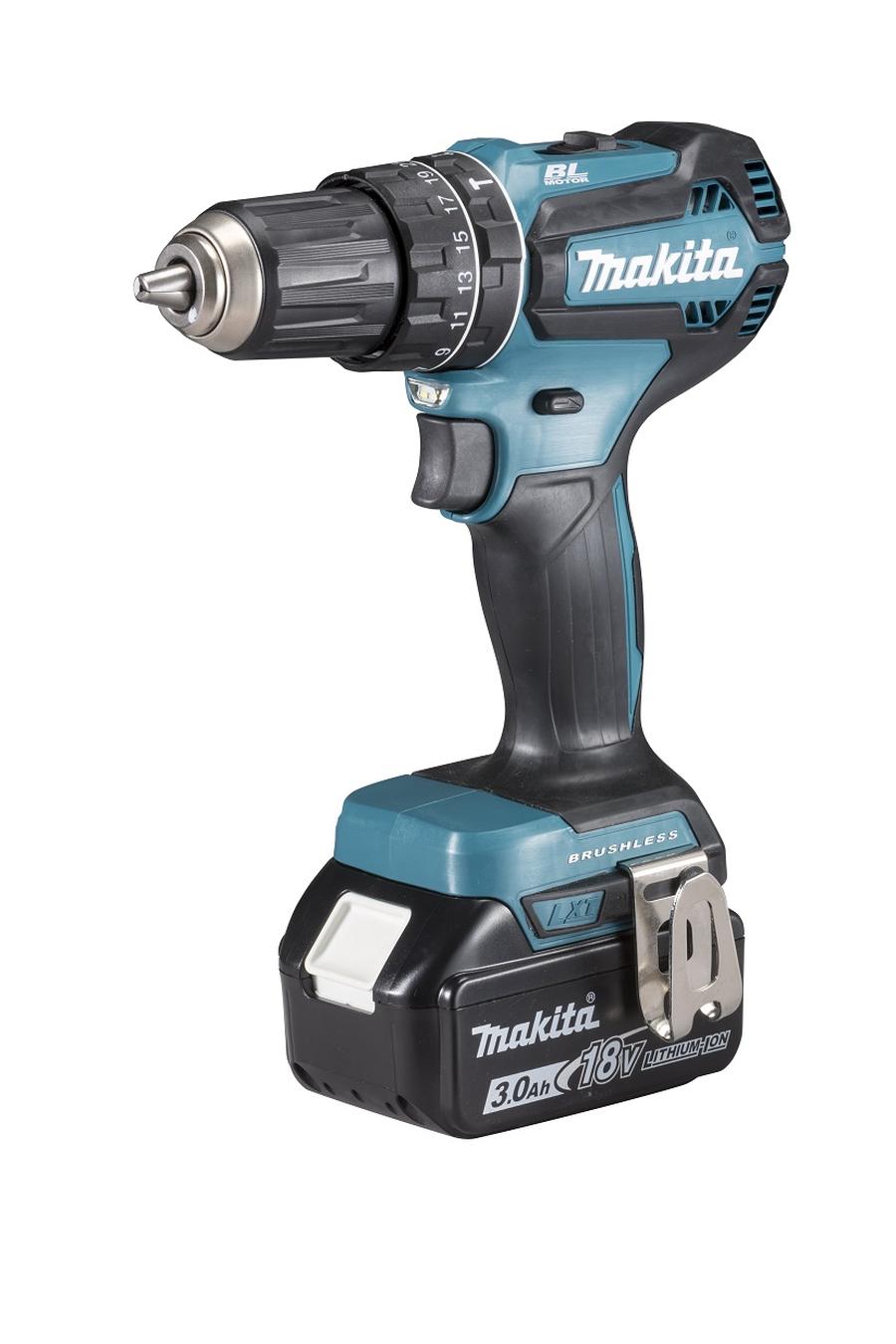 MAKITA AKU bezuhlíkový příklepový šroubovák Li-ion LXT 18V/3,0 Ah,Makpac