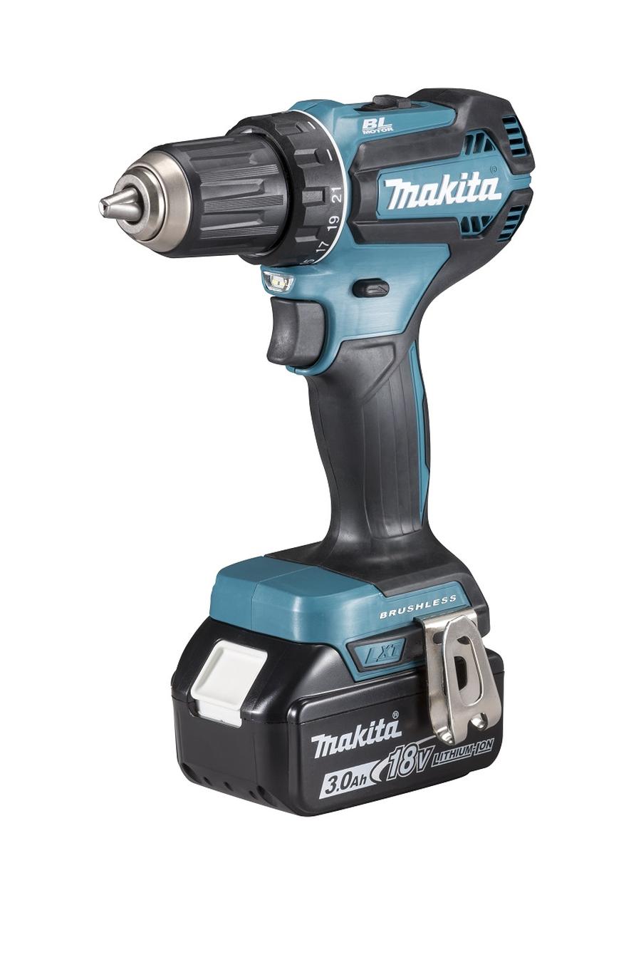 MAKITA AKU bezuhlíkový šroubovák Li-ion LXT 18V/3,0 Ah,Makpac