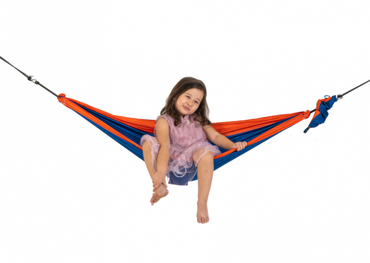 Malá hamaka Ticket To The Moon Hammock Mini blue/orange