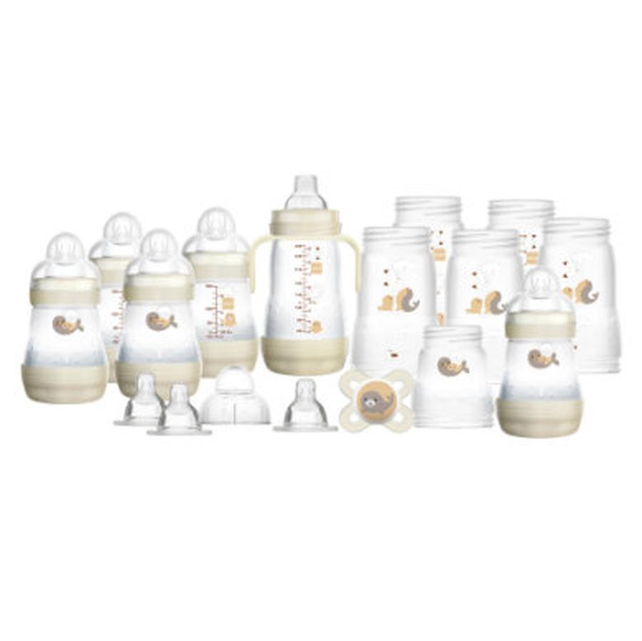 MAM kojenecká láhev Anti-Colic Easy Start Set XXL, béžová s tuleněm