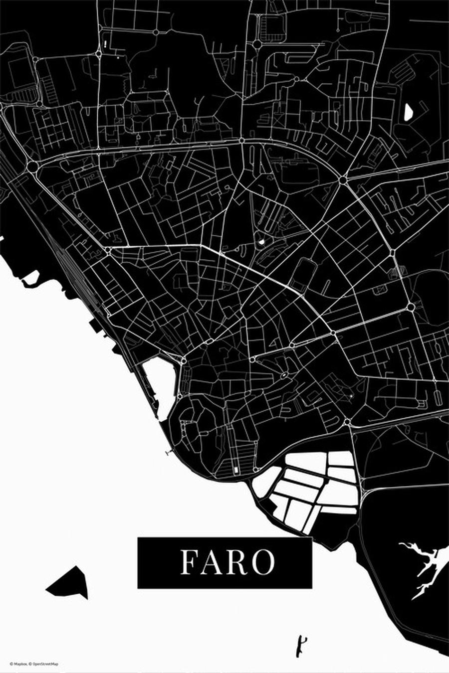 Mapa Faro black,