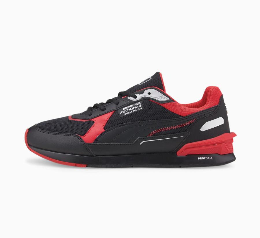 MAPF1 Low Racer Puma Black-Hibiscus -Pum 42,5