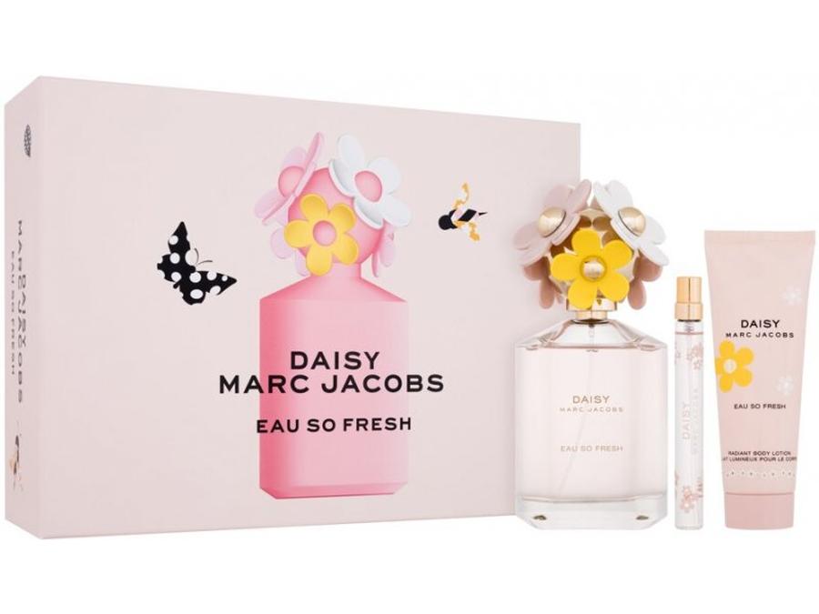 Marc Jacobs Daisy Eau So Fresh - EDT 125 ml + tělové mléko 75 ml + EDT 10 ml