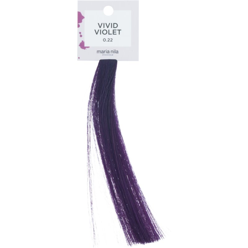 Maria Nila Colour Refresh Vivid Violet jemná vyživující maska bez permanentních barevných pigmentů výdrž 4 – 10 umytí 0.22 300 ml