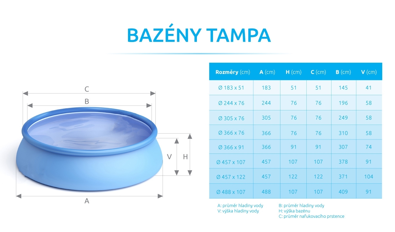 Marimex Tampa 3,66 x 0,91 m bez filtrace 10340218