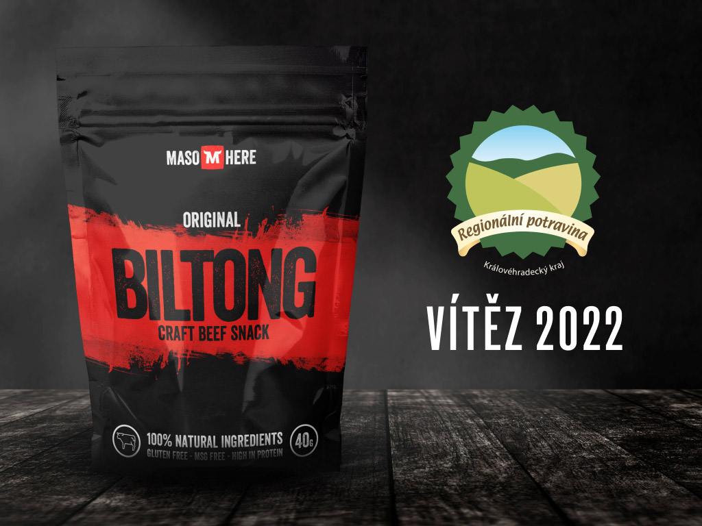 Maso Here - Hovězí Biltong Originál 2+1