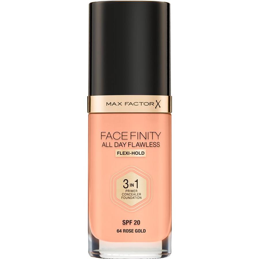 Max Factor Facefinity All Day Flawless dlouhotrvající make-up SPF 20 odstín 64 Rose Gold 30 ml