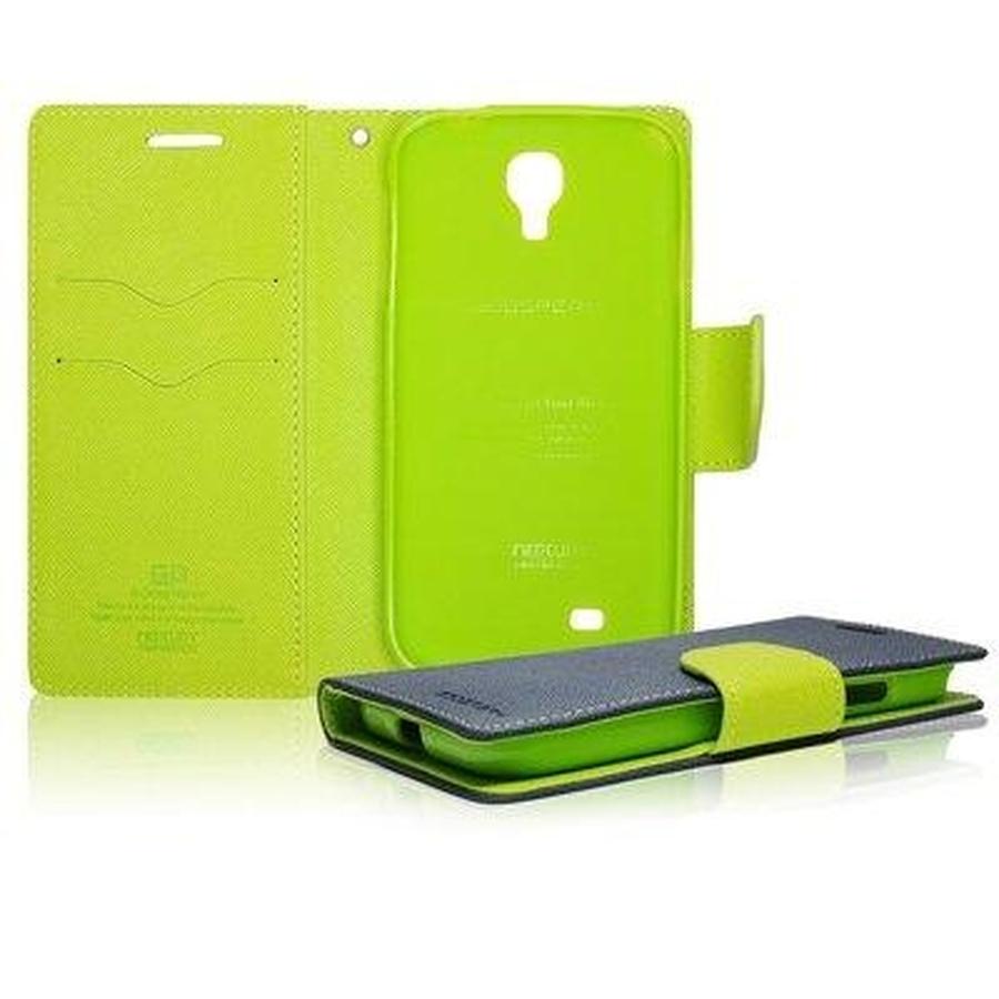 MERCURY Fancy Diary flipové pouzdro pro Apple iPhone X navy/lime