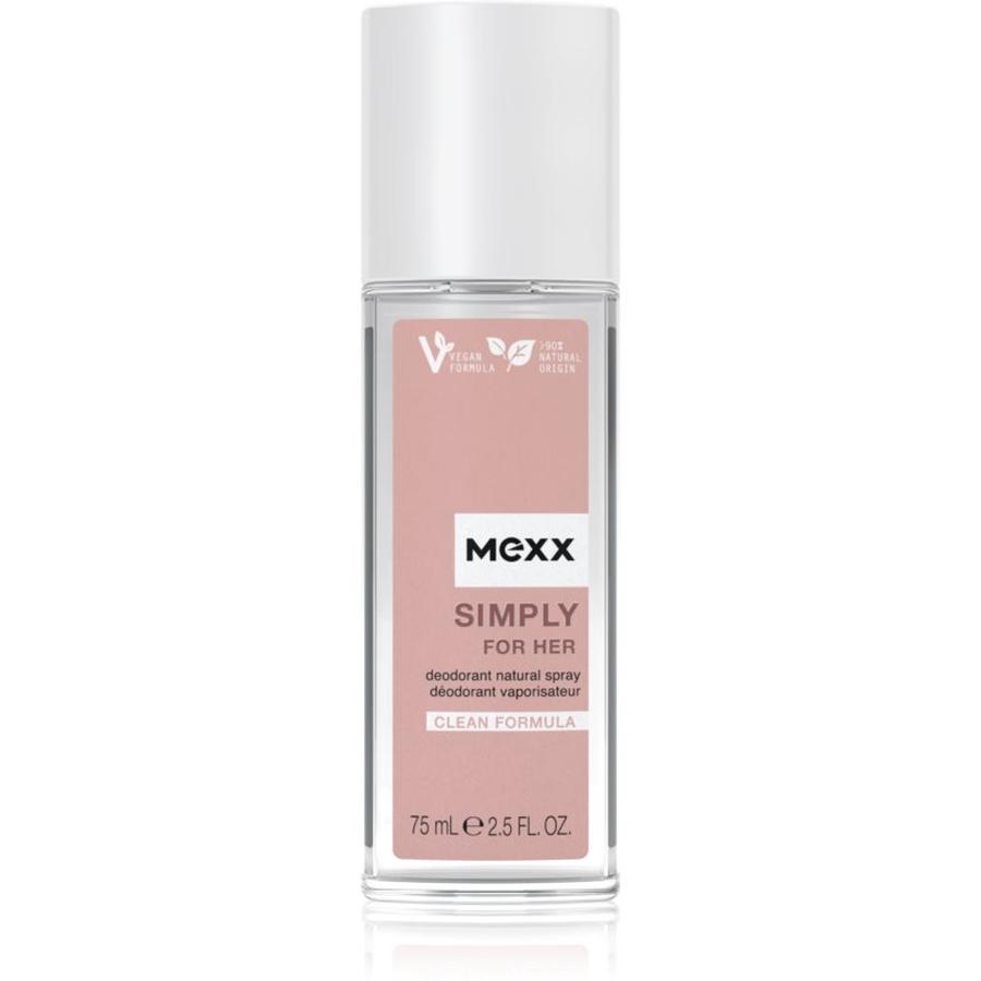 Mexx Simply deodorant s rozprašovačem pro ženy 75 ml