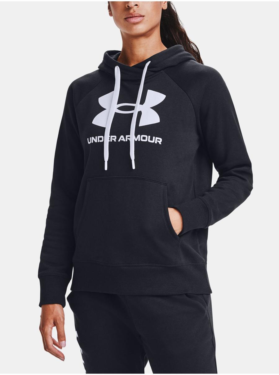 Mikina Under Armour Rival Fleece Logo Hoodie - černá