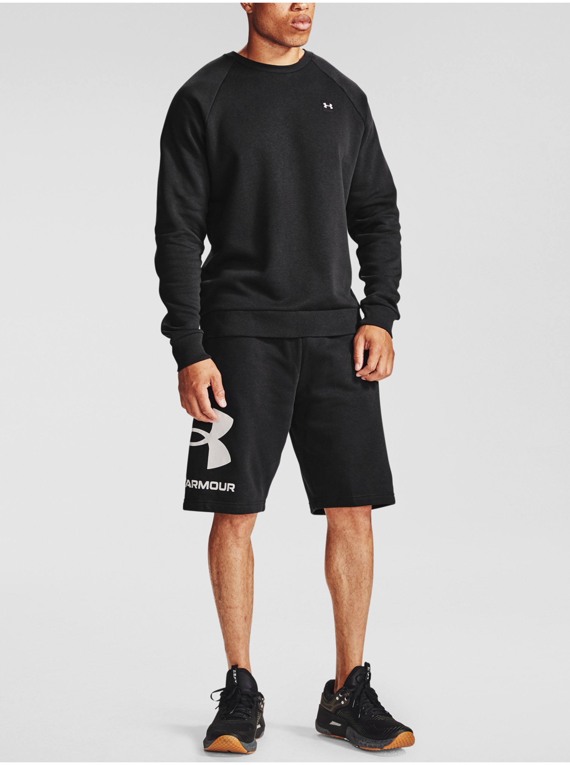 Mikina Under Armour UA Rival Fleece Crew-BLK