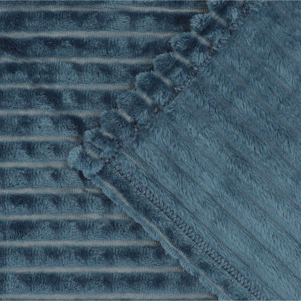 Mikrovláknová deka GOFER modrá 150x200 cm Homla