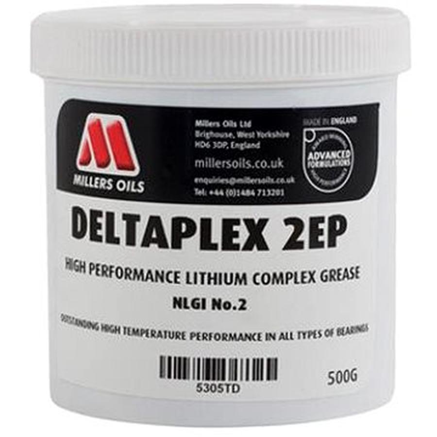 Millers Oils Deltaplex 2 EP Grease 500 g - odolné mazivo pro všeobecné použití včetně ložisek kol
