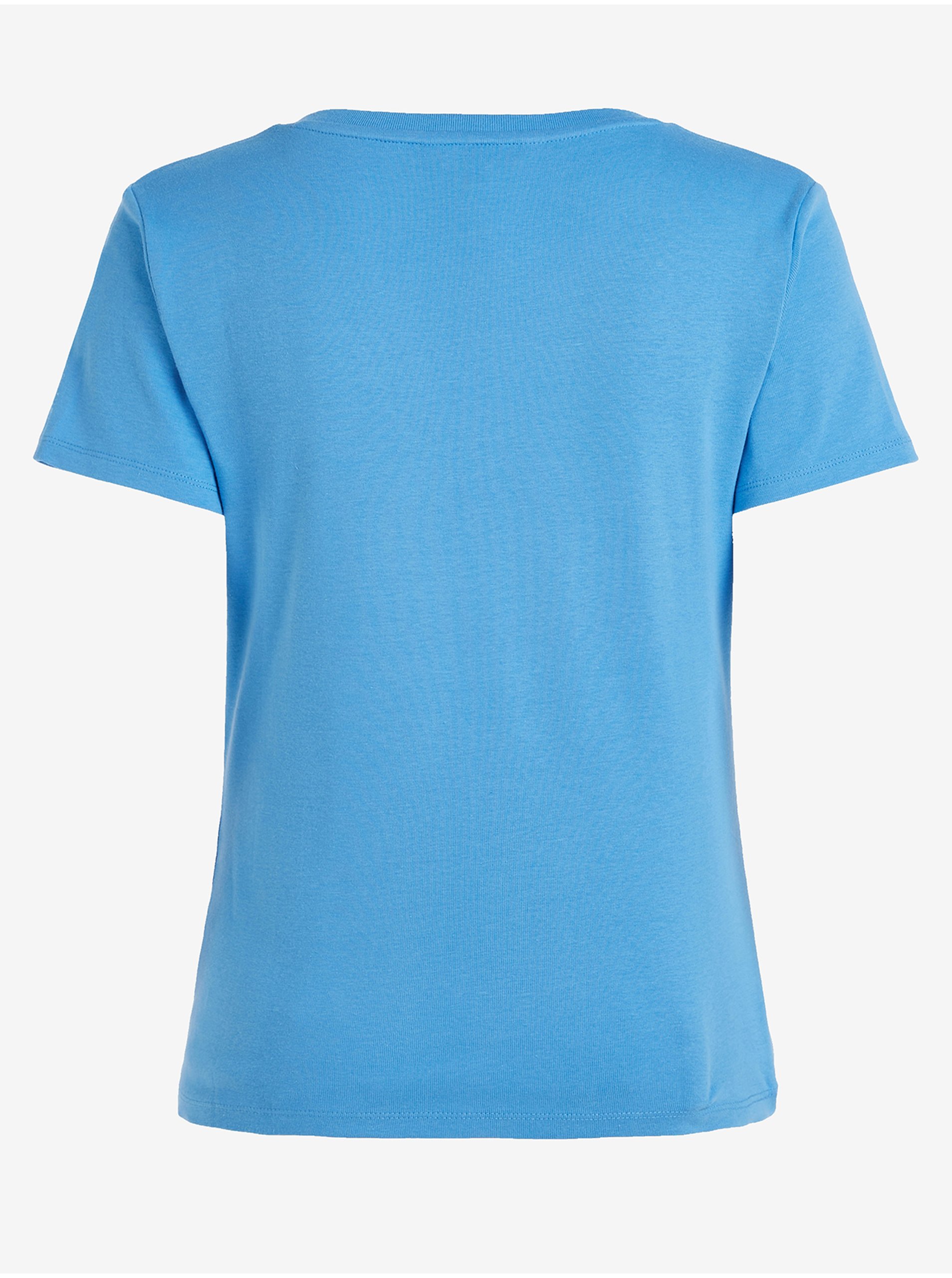 Modré dámské tričko Tommy Hilfiger