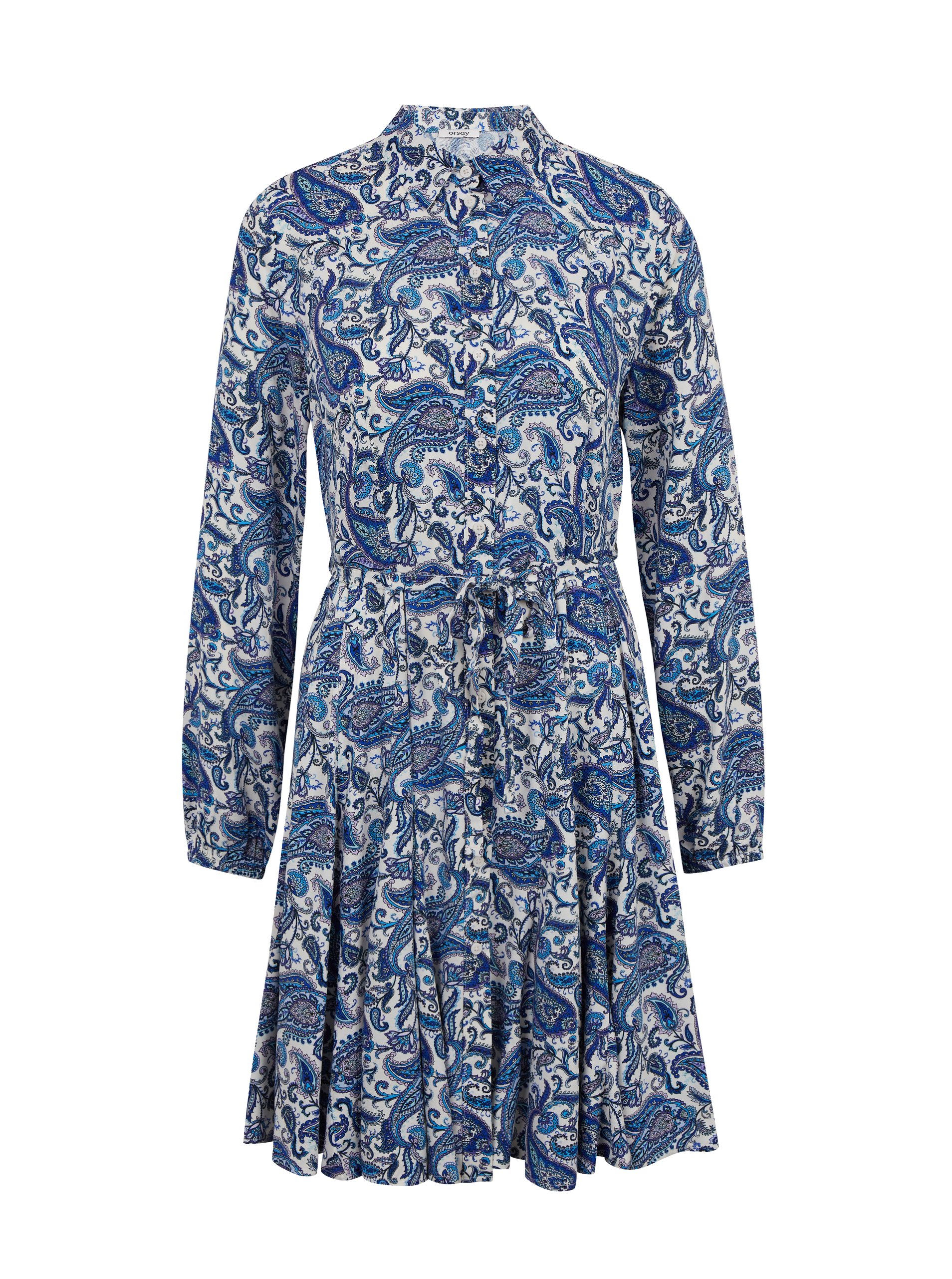 Modré dámské vzorované šaty ORSAY