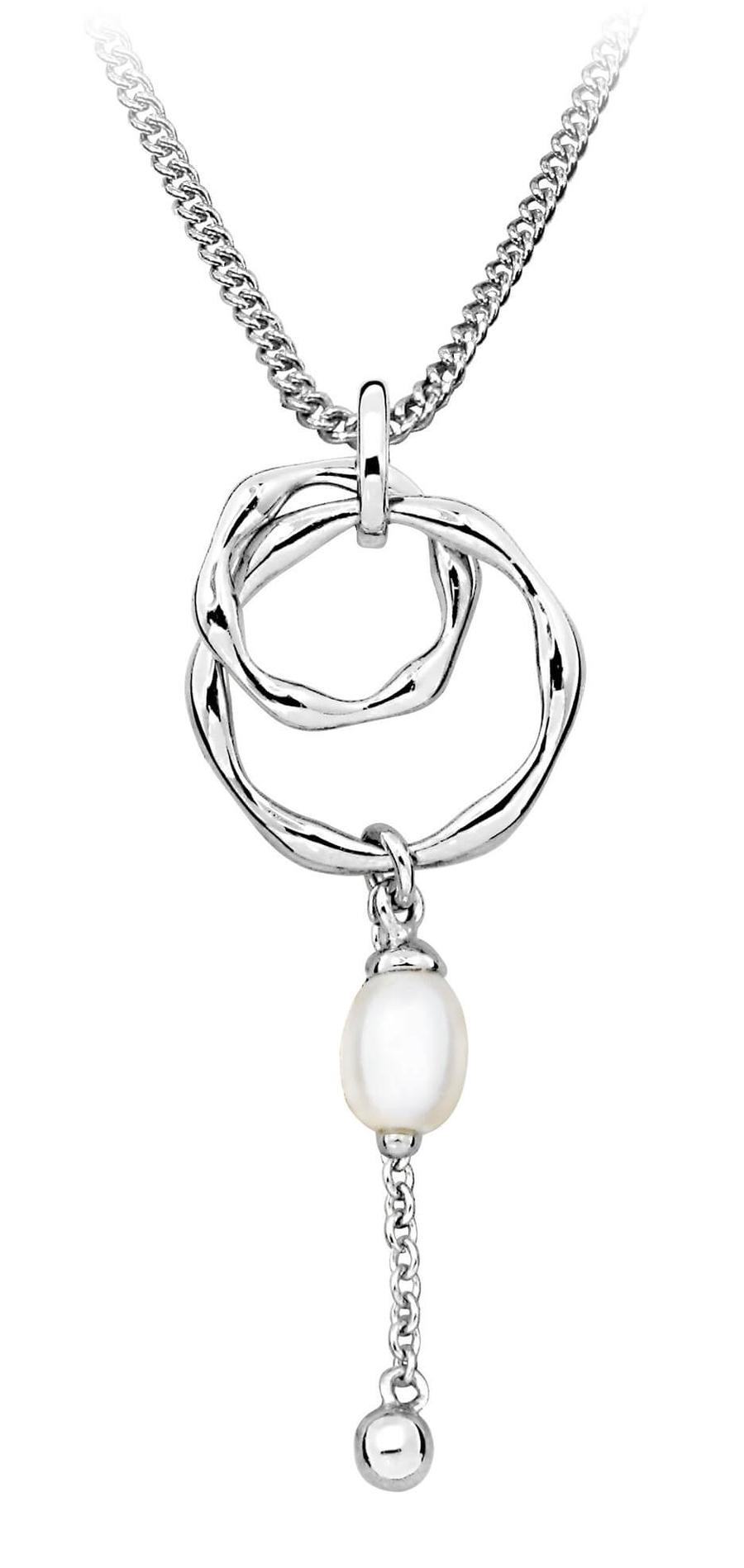 MOISS Luxusní stříbrný přívěsek s perlou PP000122