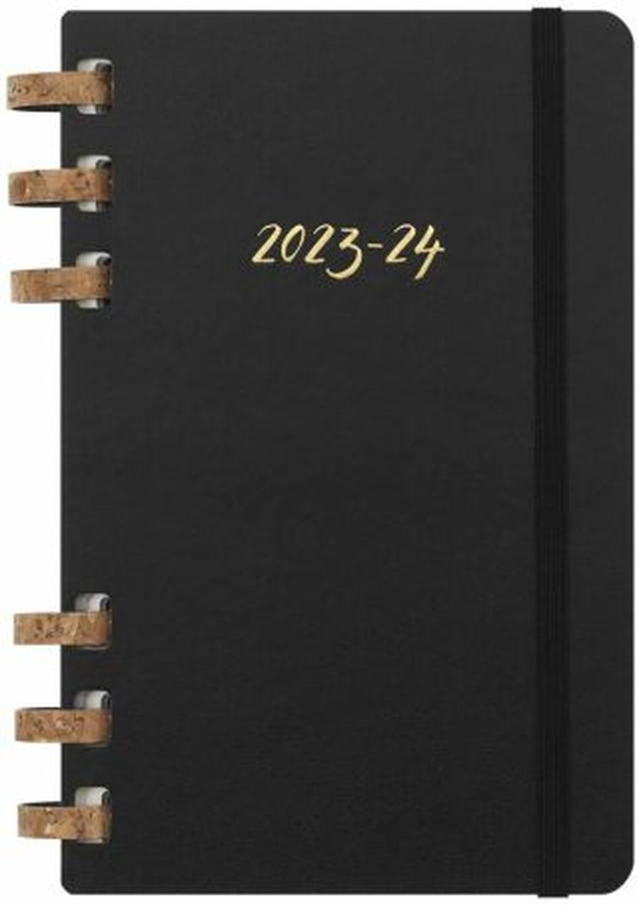 Moleskine Academic Spirálový plánovací zápisnik 2023-24 černý L