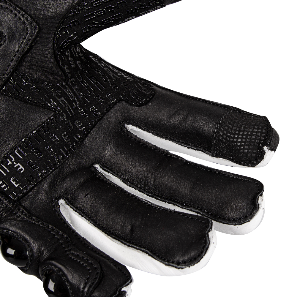Moto rukavice W-TEC Evolation  černo-bílo-fluo  L