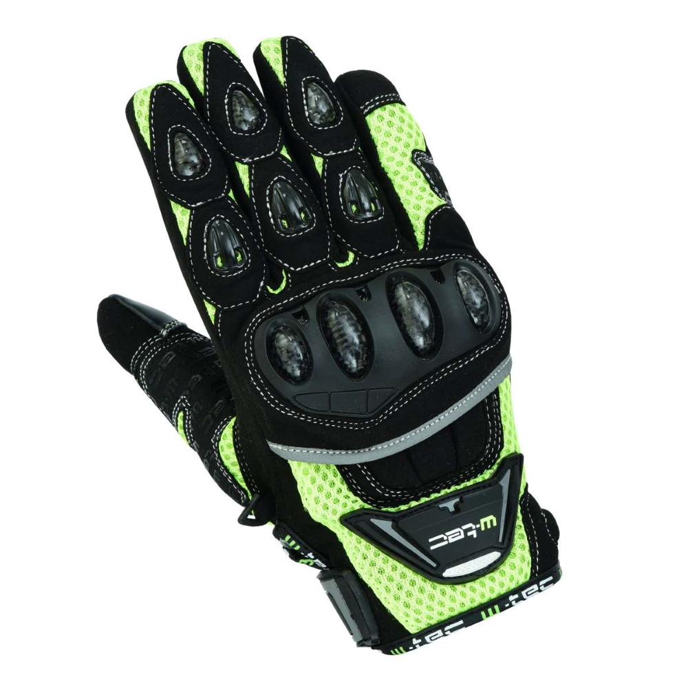 Moto rukavice W-TEC Upgear  černá-fluo  M