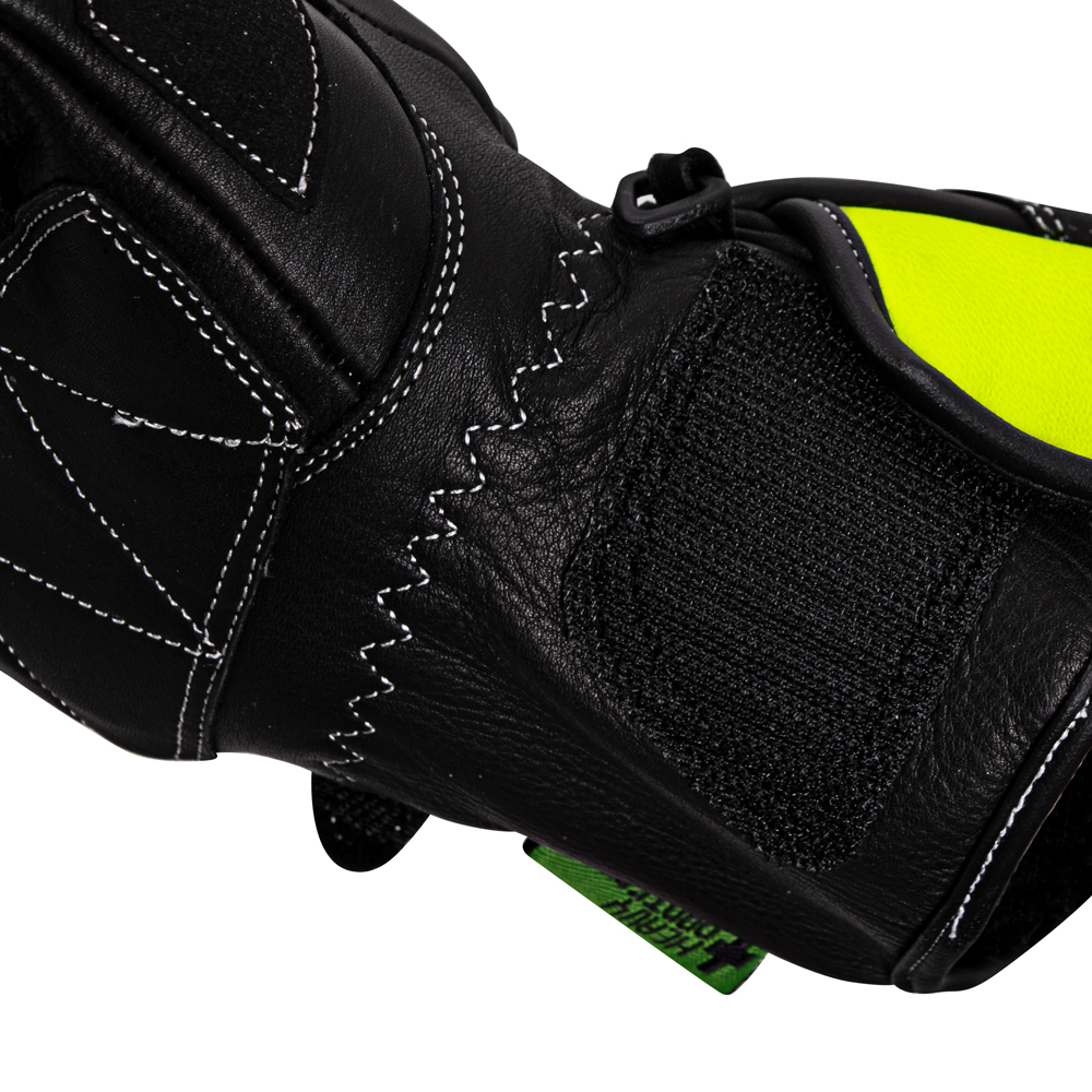 Motocyklové rukavice W-TEC Supreme EVO  černo-zelená  L